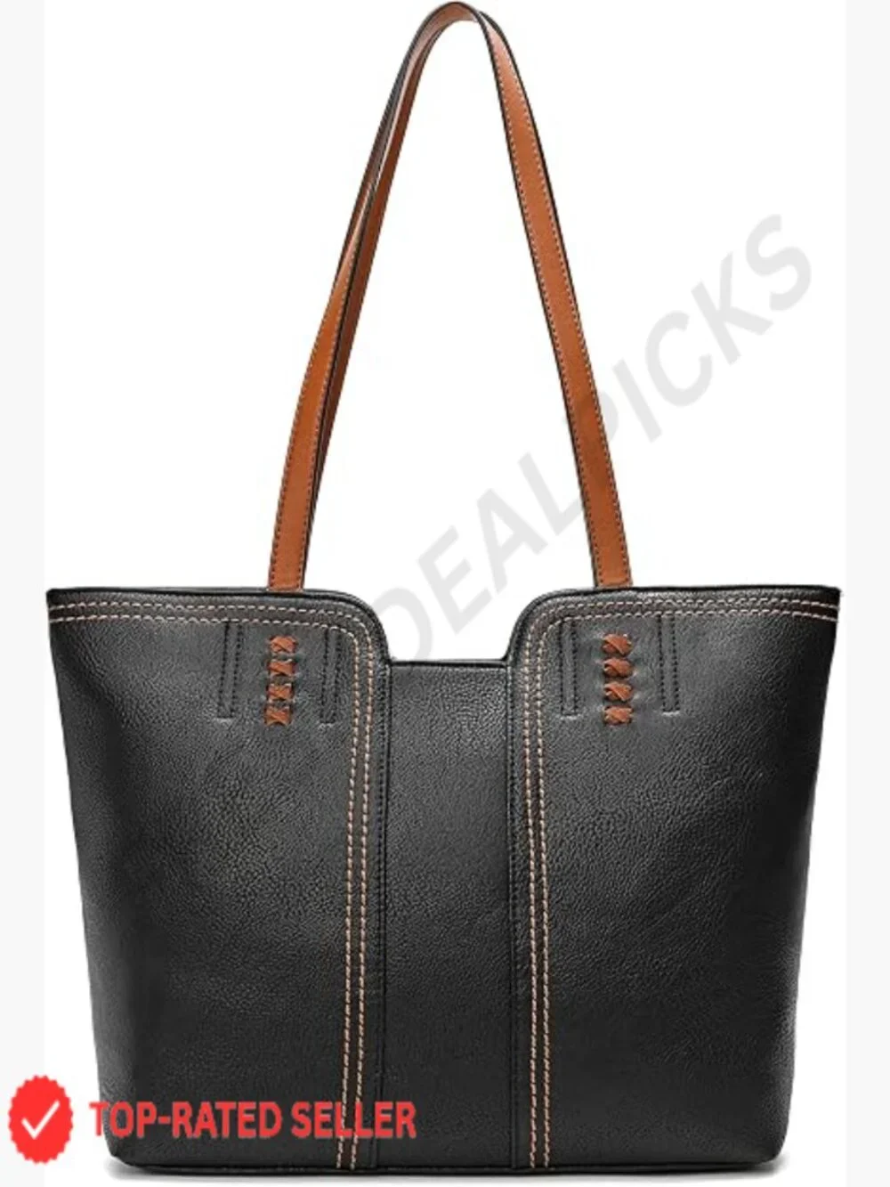 Oversized Hobo Tote Bag Top Handle Satchel Purse Faux Leather Work Casual